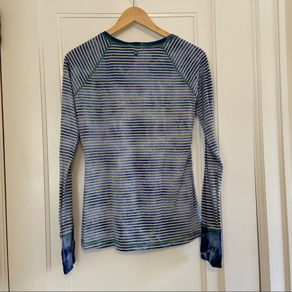 Prana striped long sleeve top - Picture 4 of 5